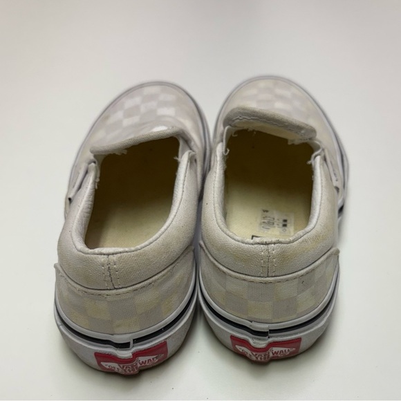 2/10$ Vans Toddler Girls 11 Slip On Classic Checkered Sneaker Shoe Light Purple - Picture 3 of 7